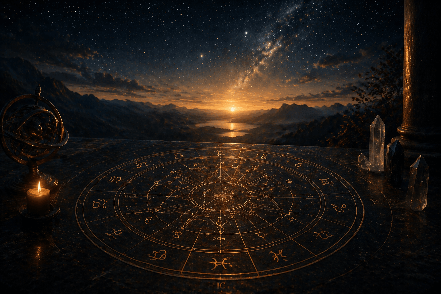 Hartă natală — diagramă cerească la momentul nașterii